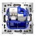 Розетка телевизионная встраиваемая VOLTUM S70 TV+RJ45 кат. 6, (кашемир) Voltum