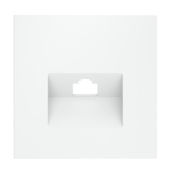 Накладка для розетки компьютерной RJ45 кат.6, S70 (белый матовый) Накладка для розетки компьютерной RJ45 кат.6, S70 (белый матовый)