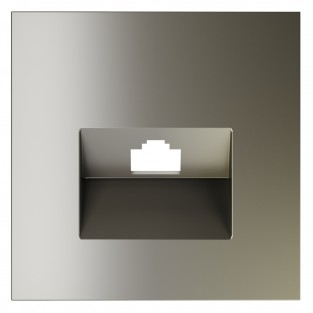 Накладка для розетки компьютерной RJ45 кат.6, S70 (шелк)