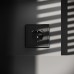 Розетка встраиваемая VOLTUM S70 с заземлением и защитными шторками, 16А, с USB, A+С, (черный матовый) Voltum