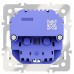 Механизм розетки с заземлением и защитными шторками 16А, с USB A+C, S70 Voltum