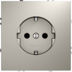 Розетка встраиваемая VOLTUM S70 с заземлением 16А, (кашемир) Розетка встраиваемая VOLTUM S70 с заземлением 16А, (кашемир)
