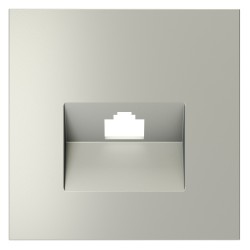 Накладка для розетки компьютерной RJ45 кат.6, S70 (сталь) Накладка для розетки компьютерной RJ45 кат.6, S70 (сталь)