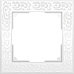 Рамка на 1 пост (белый) WL05-Frame-01-white