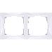 Рамка на 2 поста (белый, basic) WL03-Frame-02