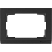 Рамка для двойной розетки (черный) WL04-Frame-01-DBL-black