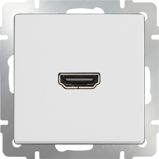 Розетка HDMI (белый) WL01-60-11