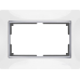 Рамка для двойной розетки (белый) WL03-Frame-01-DBL-white