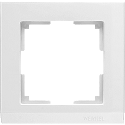 Рамка на 1 пост (белый) WL04-Frame-01-white