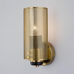 Настенный светильник в стиле лофт 70139/1 латунь