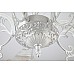 Потолочная люстра со стеклянными плафонами 70039/5 белый с серебром