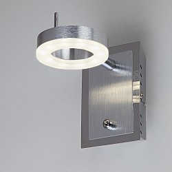 Светодиодный настенный светильник с поворотными плафонами 20001/1 алюминий