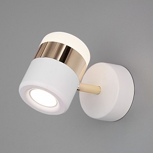 Настенный светодиодный светильник 20165/1 LED золото/белый