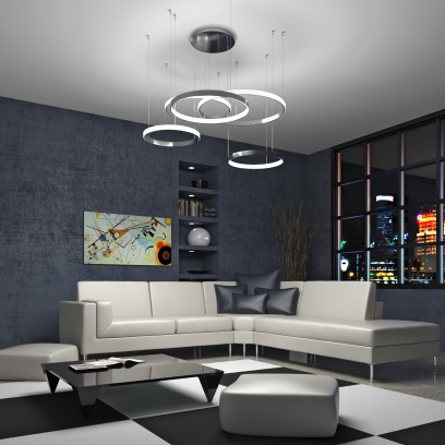 Светодиодные подвесные светильники с пультом управления серии Posh от Eurosvet